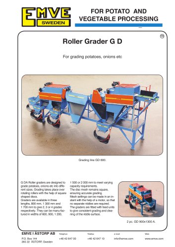 Roller Grader G D