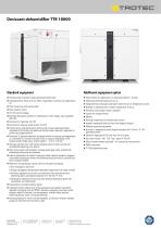 Desiccant dehumidifier TTR 10000