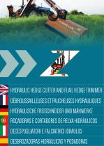 HYDRAULIC HEDGE CUTTER AND FLAIL HEDGE TRIMMER