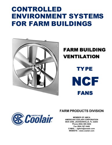 CONTROLLED ENVIRONMENT SYSTEMS FOR FARM BUILDINGS