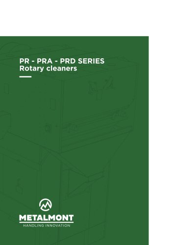 PR - PRA - PRD SERIES Rotary cleaners