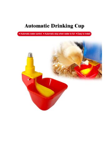 Automatic Chicken Water Cup With Float