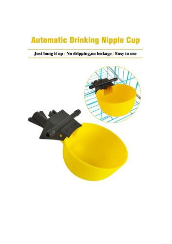 Automatic Poultry Water Cup for Animal Cage