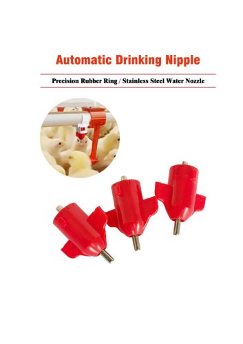 Broiler or Layer Nipple Drinker