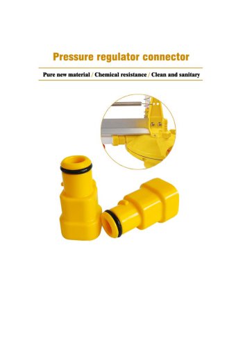 Connector for Lubing Water Pressure Regulator