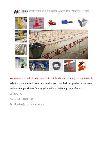 Fully Automatic Chicken House Deeding Line Equipment
