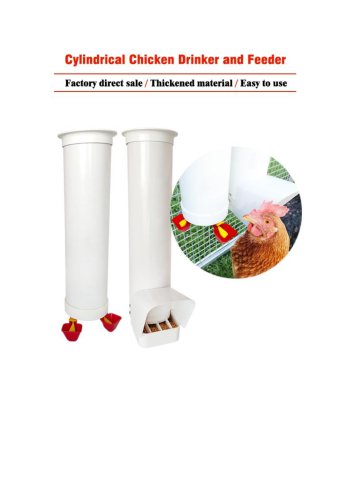 Hanging Tube Chicken Feeder and Drinker (2025)