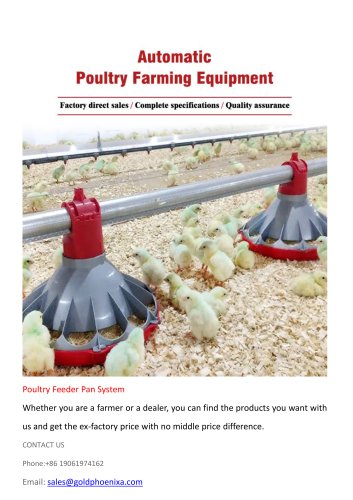 Poultry Feeder Pan System