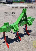 Gregas garden subsoiler machine