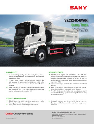 SYZ324C-8W(R) Dump Truck