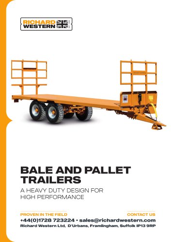 BALE AND PALLET TRAILERS