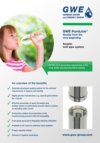Aseptic well pipe system
