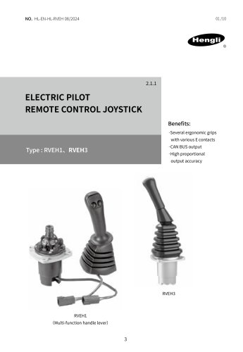 ELECTRIC PILOT REMOTE CONTROL JOYSTICK