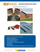 Elyonda - GRP roof sheeting for stables