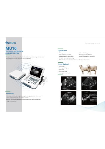 DAEWI MU10 portable vet ultrasound scanner