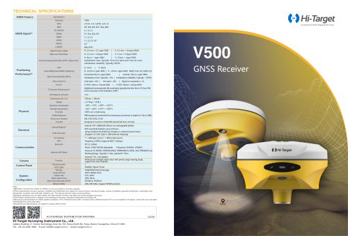 V500 GNSS Receiver