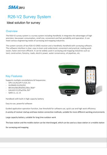 R26-V2 Survey System