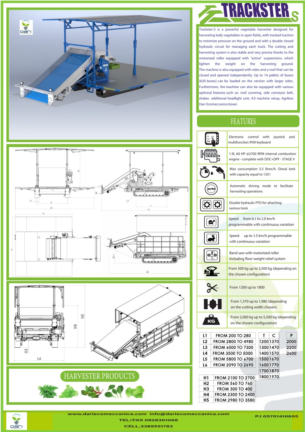 Trackster-S  - DARI ECOMECCANICA Srl