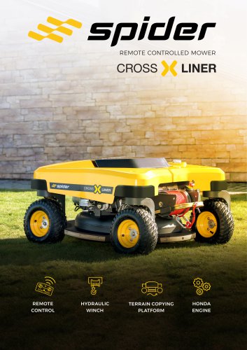 REMOTE CONTROLLED MOWER CROSS LINER