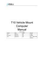 T10 Vehicle Mount Computer