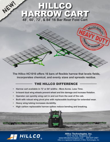 HILLCO HARROW CART