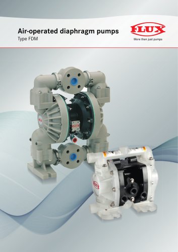 Air-operated diaphragm pumps Type FDM