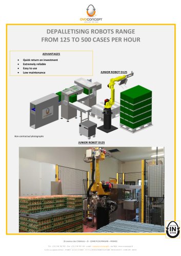 DEPALLETISING ROBOTS