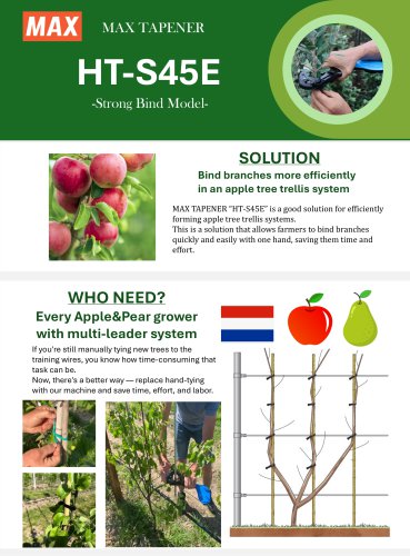 Trellis Binder fruits growers
