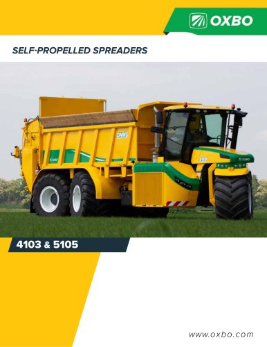 SELF-PROPELLED SPREADERS