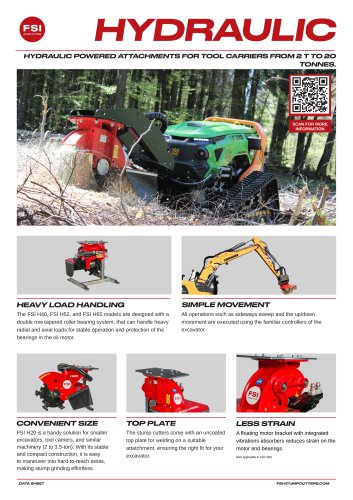 Hydraulic Stump Cutters