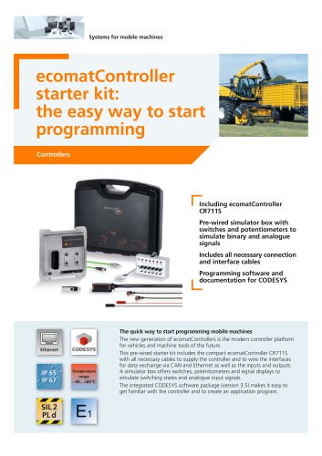 ecomatController starter kit