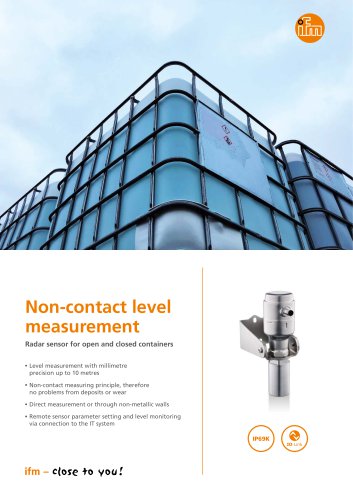 Non-contact level measurement