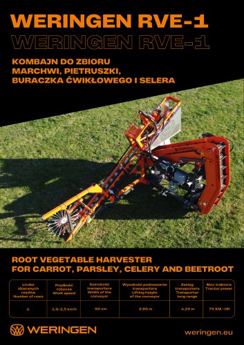 Top lifting harvester WERINGEN RVE-1