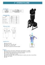 2" hydro-cyclone for deep-well water