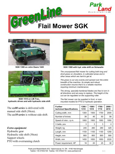 Flail Mower SGK