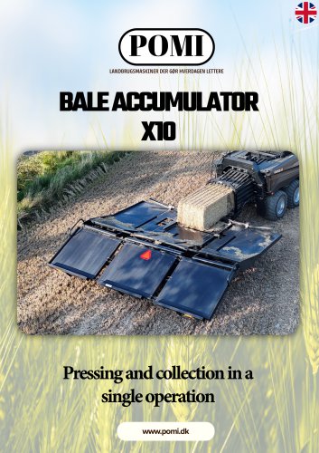  bale accumulator X10