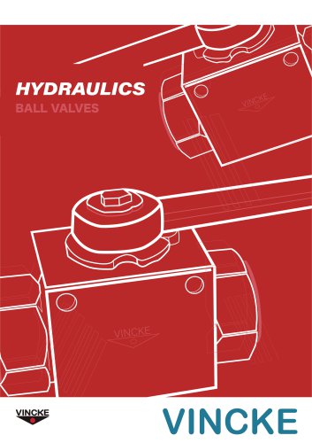 HYDRAULICS BALL VALVES