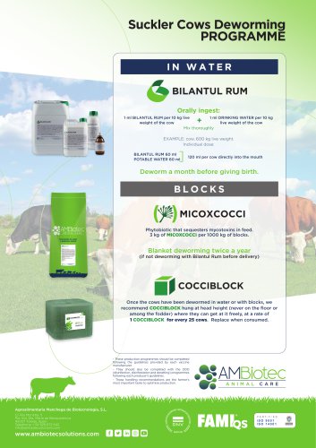 Balance Programme &middot; Deworming of suckler cows