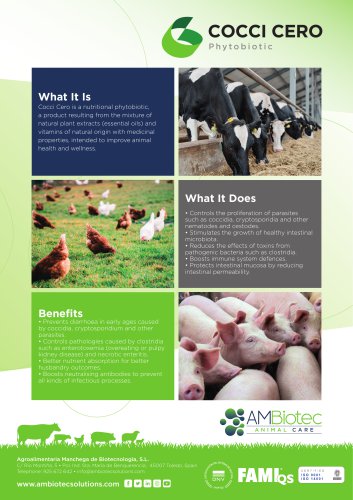 Cocci Cero &middot; Product brochure