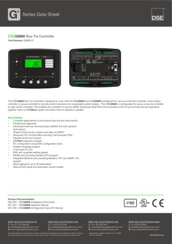 DSEG8680 Bus-Tie Controller
