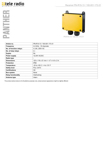 PN-R15-13 / 100-001-173-31