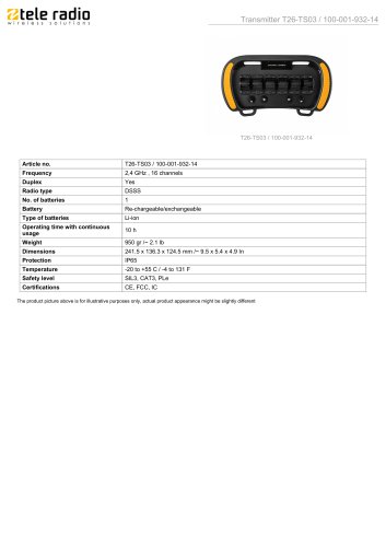 T26-TS03 / 100-001-932-14