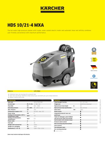 HDS 10/21-4 MXA