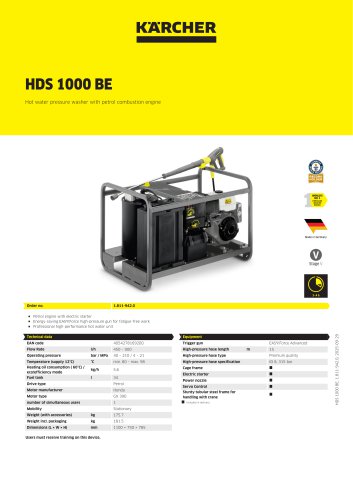 HDS 1000 BE