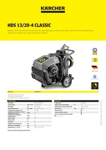 HDS 13/20-4 CLASSIC