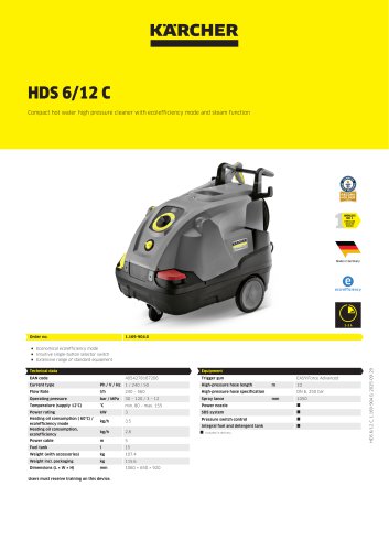HDS 6/12 C
