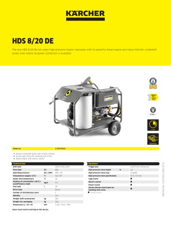 HDS 8/20 DE