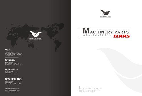 MACHINERY PARTS AGRICULTURA CLAAS