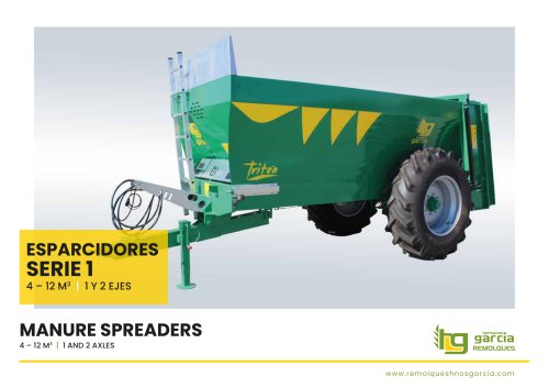 Manure spreaders Serie 1