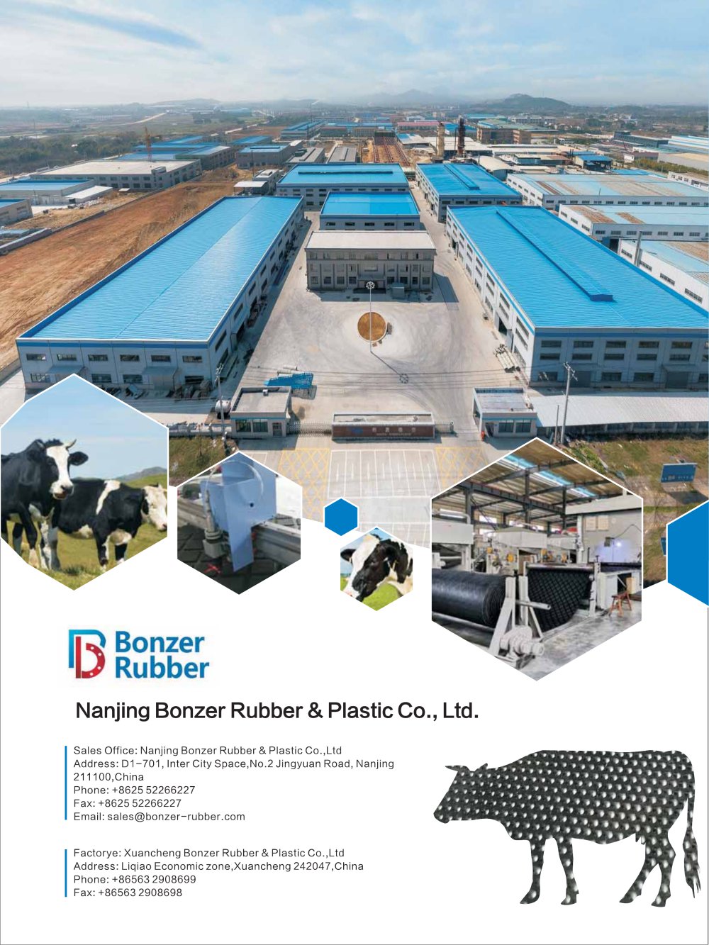 Bonzer Rubber Cow Mats - Nanjing Bonzer Rubber & Plastic Co., Ltd.